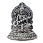 Saraswati Idol In Pure 925 Silver - Image 2